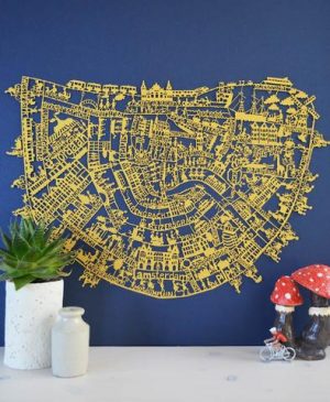 Laser-cut Maps Explore the Unique Beauty of Your City – MORN LASER