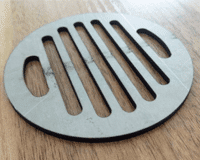 Laser Cut Galvanized Plate by Sheet Metal Laser Cutting Machine